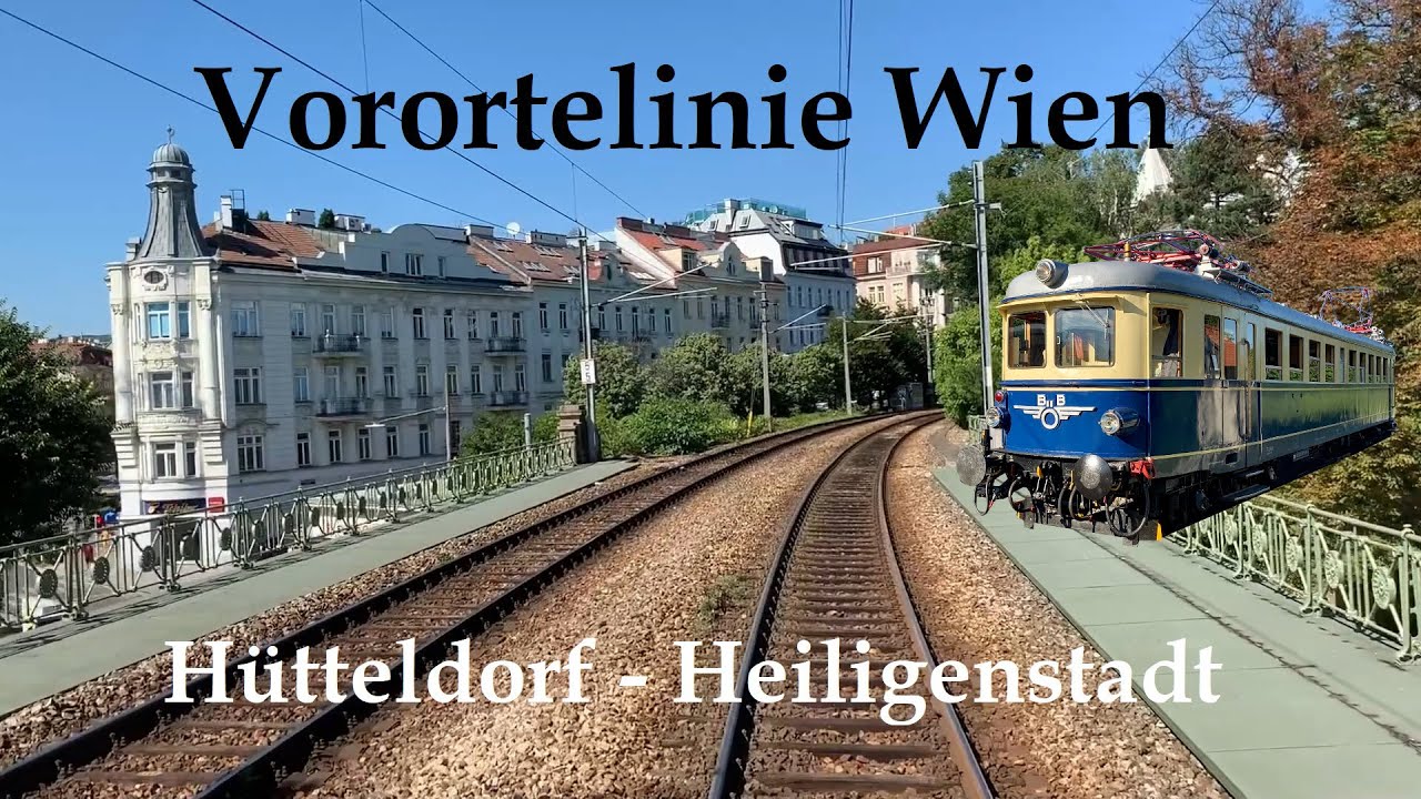 Führerstandsmitfahrt Vorortelinie Wien | Hütteldorf - Heiligenstadt | Cab Ride | 4042.01