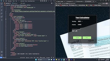 Tax Calculator - HTML CSS JavaScript