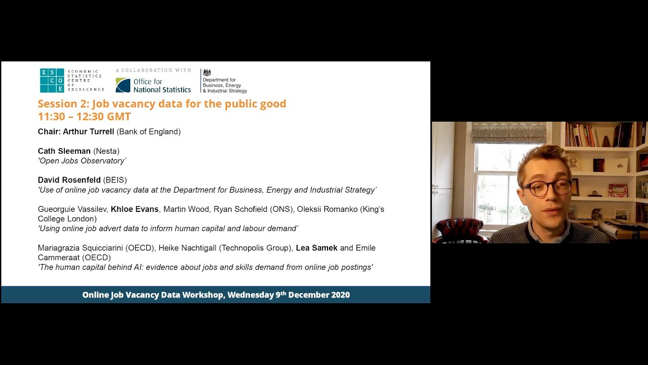 Escoe Online Job Vacancy Data Workshop Session 2 Youtube