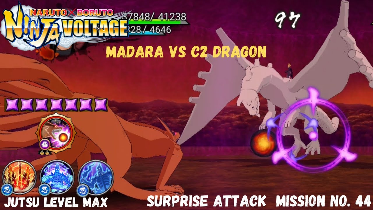 Madara VS Deidara (C2 Dragon) | Surprise Attack Mission No. 44 | NxB NV