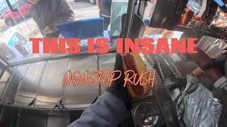 Download Lagu Hotdog Cart POV : Insane NonStop Lunch Rush! MP3
