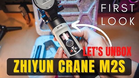 [NEW] Zhiyun Crane M2S Compact Gimbal - First Look Unboxing