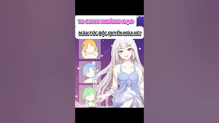 Màu Tóc Độc Quyền Cho 12 Cung Hoàng Đạo 💙Cho Các Cô Gái Để Giảm Tuổi✅ #shorts #beautytips