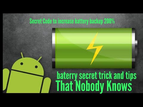 Secret Code To Increase Battery Backup For Any Android