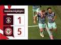 Luton town 1 brentford 5  extended premier league highlights