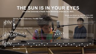 Video thumbnail of "Jacob Collier - The Sun is in Your Eyes (Transcription, Live at UNT)"