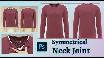 Symmetrical Neck joint | Ghost Mannequin | Photoshop Tutorial 2022  in Bangla