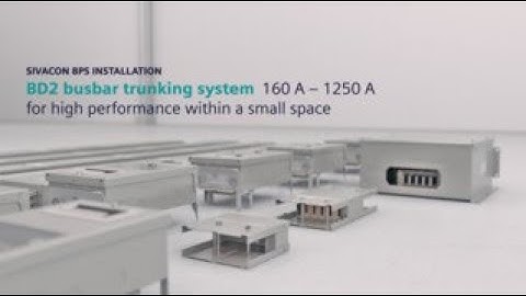 SIVACON 8PS – BD2 system: For high performance within a small space