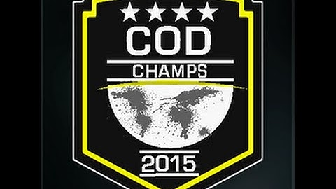 Advanced warfare - Emblem tutorial - COD Champs 2015 logo