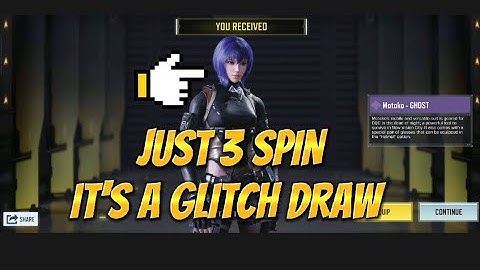 Just 3 Spin get  Sac 2045 mythic drop Motoko  ghost new mythic SWITCHBLADE X9 NEON LEGEND #luckydraw