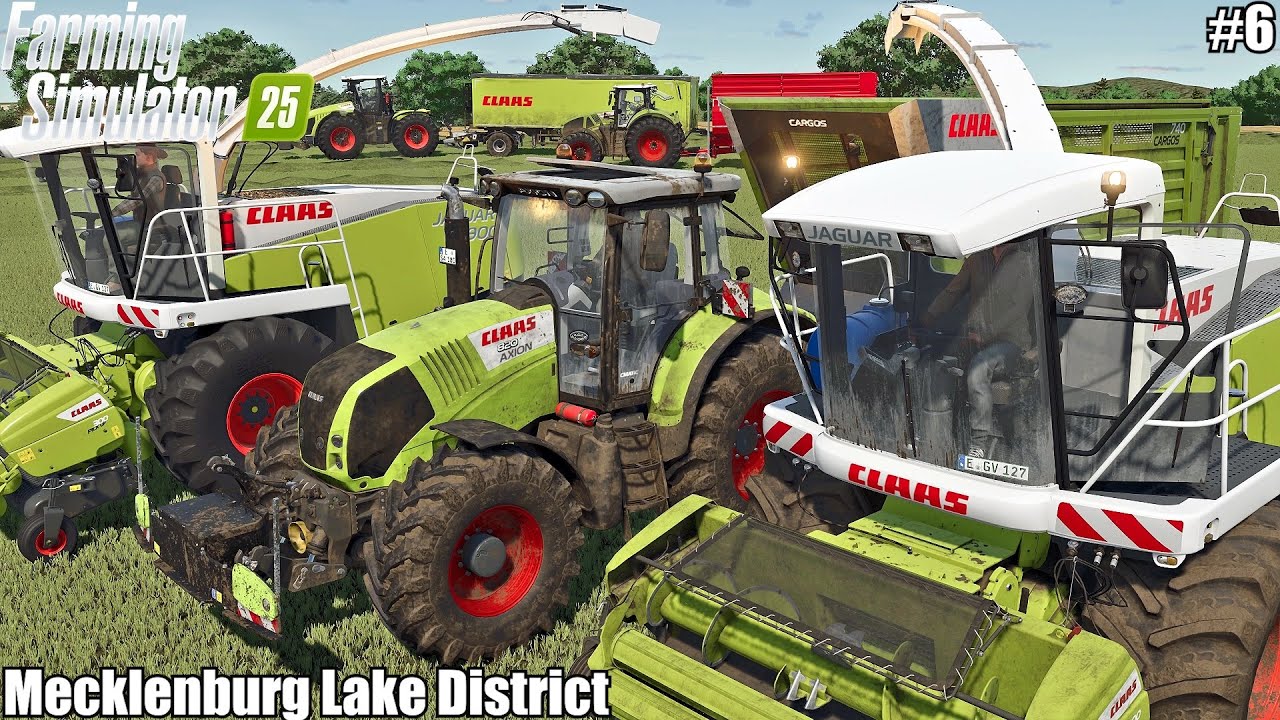 HAULING GRASS SILAGE TO THE FARM WITH CLAAS TRACTORS | MECKLENBURG LAKE DISTRICT | 6