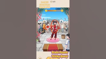 Level 143: Brain Puzzle Tricky Quest: Street Show. how to solve #brainpuzzle #trickyquest