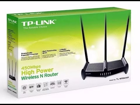 Unboxing e Teste RÃ¡pido do Roteador TP-LINK TL-WR941HP 450