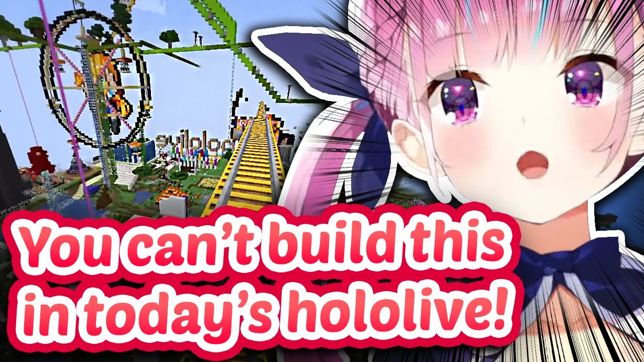 Aqua's Nostalgic Ride On Haachama's Death Coaster... 【ENG Sub Hololive】