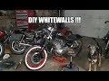 Yamaha Virago 250 xv250, Part 17: DIY whitewall tires |  See UPDATE in Desc.