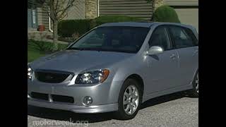 Motorweek 2005 Kia Spectra5 Preview 2005 Kia Spectra 5 Hatchback