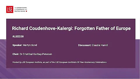 Richard Coudenhove-Kaler...  Forgotten Father of E...