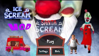 Ice Sceam 1 mod Santa Scream😍 best video #icescream screenshot 3
