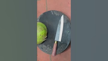 Đây chính là con dao phi Lê sắc bén nhất thế giới gọt dùa như gọt bưởi vậy thật hiếm có