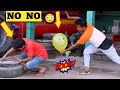Tyre Blast Prank with Popping Balloons | Crazy REACTION with Popping Balloon Prank (Part 4)
