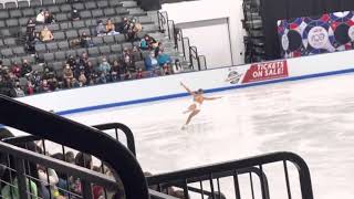 Alexandra Trusova FS Warm-up 2021 U.S. International Figure Skating Classic
