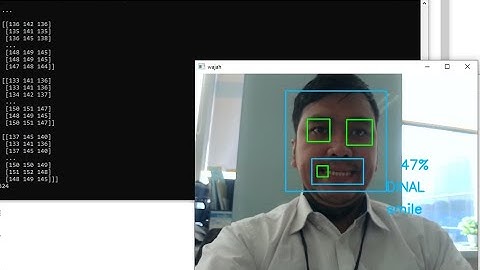 Verifikasi wajah library opencv dan python deteksi mata dan deteksi senyum (smile & eye detection)
