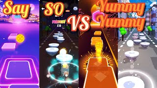 Say so Vs Yummy Yummy || Tiles hop || Hop Ball