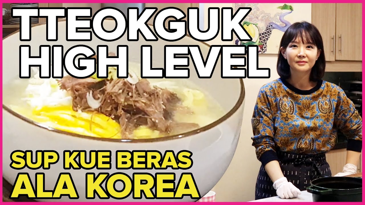 Cara Masak  Masakan  Korea Tteokguk I Level  High YouTube