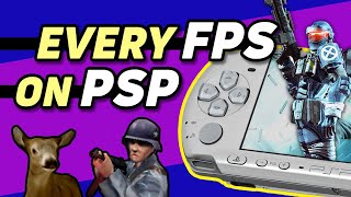 FirstPerson Shooters on PSP | Trying all 16 Games