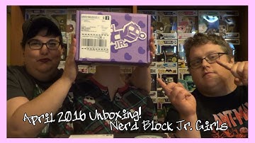 Nerd Block Jr Girls April 2016 Unboxing
