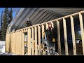 Building endwalls with sawmill lumber  quonset hut workshop