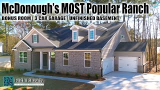 River Birch Floor Plan Tour New Ranch Homes in McDonough GA