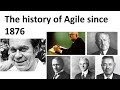 The history of agile delivery since 1876