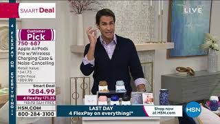 Apple AirPods Pro with NoiseCancelling, Wireless Chargin...