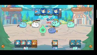 AXIE GAMEPlay (triple aqua)