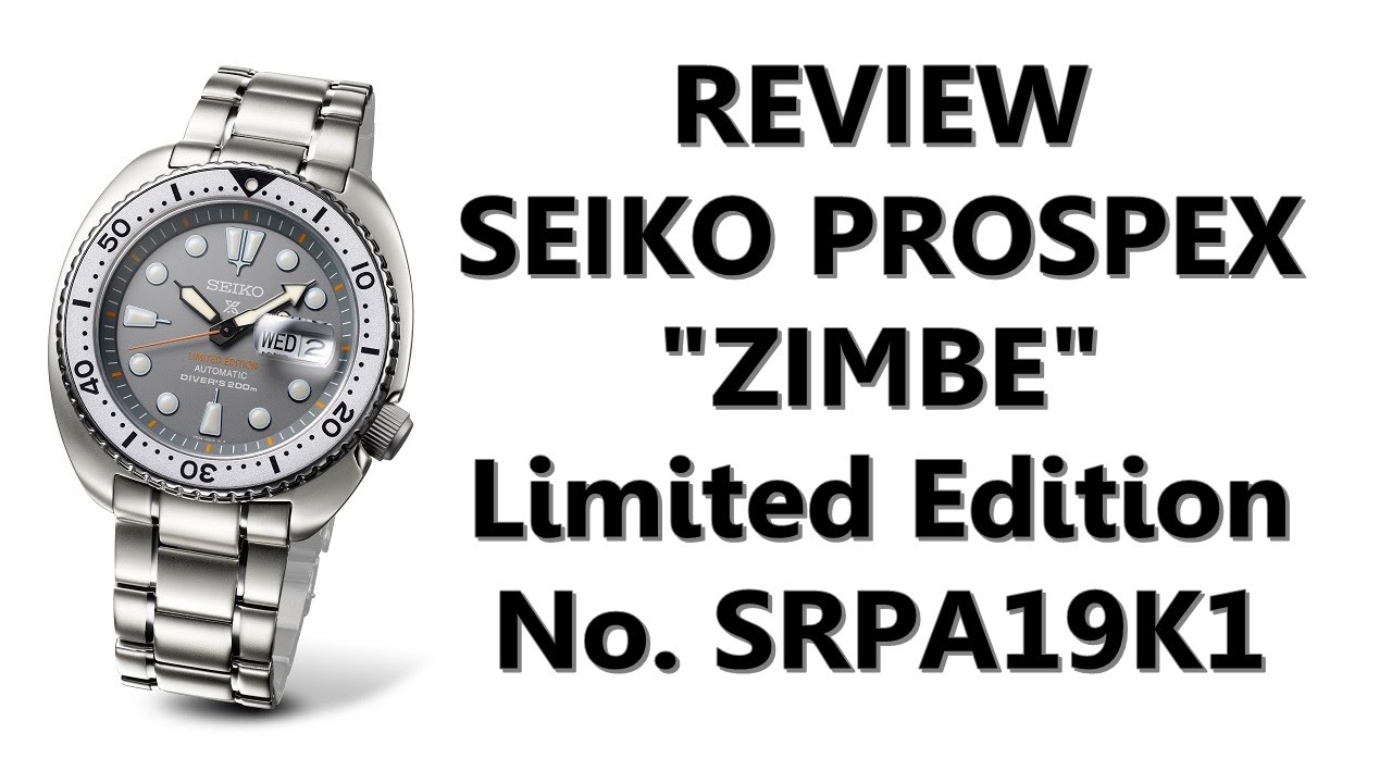 แกะกล่อง REVIEW SEIKO PROSPEX ZIMBE Limited Edition (ฉลามวาฬ)