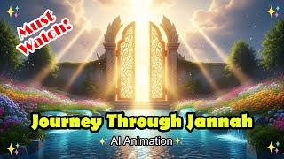 Journey Through Jannah 🌸 | AI Animation of Paradise (Qur’an & Hadith)