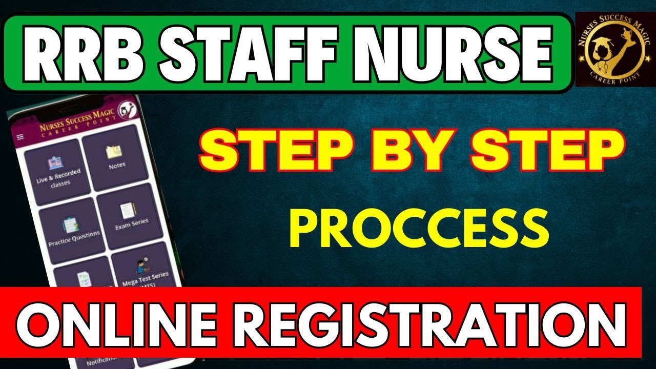 How To Fill Online Application Form Railway RRB Staff Nurse 2024 how-to-fill-online-application-form-railway-rrb-staff-nurse-2024