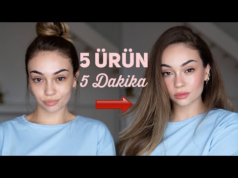 5 Ürün ile 5 Dakika da Makyaj⭐️