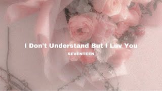 SEVENTEEN - I Don’t Understand But I Luv You (tiktok ver) |“i don’t understand but i luv but i luv u