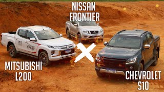 Comparativo: Mitsubishi L200 x Nissan Frontier x Chevrolet S10 - Parte 2/2