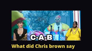 chris brown - c.a.b. (catch a body) ft. fivio foreign REACTION