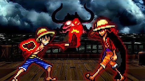 Who is Stronger ?🤔 | TC Luffy OP Buff (all form) VS Wano Luffy V4 OP (all form) in Jump Force Mugen