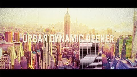 Free After Effects Template - Dynamic Urban Opener