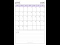 June 2026 Calendar | Printable A4 & US Letter | Portrait & Landscape | Free PDF Download | June 2026