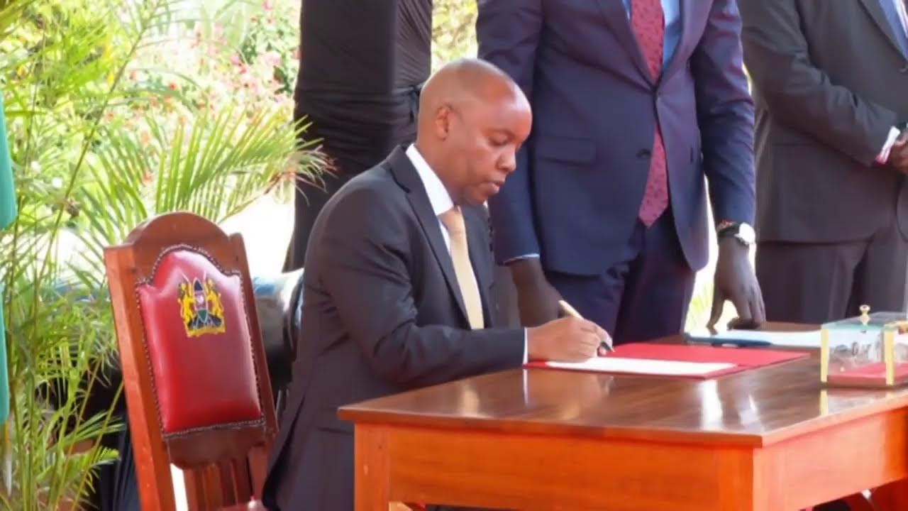 Swearing-in of Chief Administrative Secretaries, State House, Nairobi.