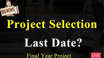Chose Easy Project | Final Year  Project Selection Fall 2022 | VU Mentor #fall2022 #finalyearproject