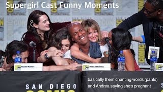 Supergirl Cast SDCC funny moments 2019