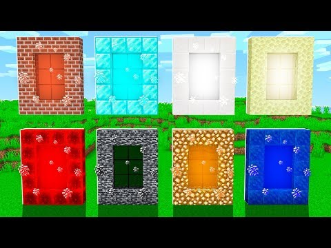 MAKING A PORTAL TO ANY DIMENSION IN MINECRAFT!