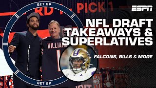BIGGEST TAKEAWAYS from NFL Draft: Caleb Williams to Bears, Falcons' pick a MISTAKE & more! | Get Up